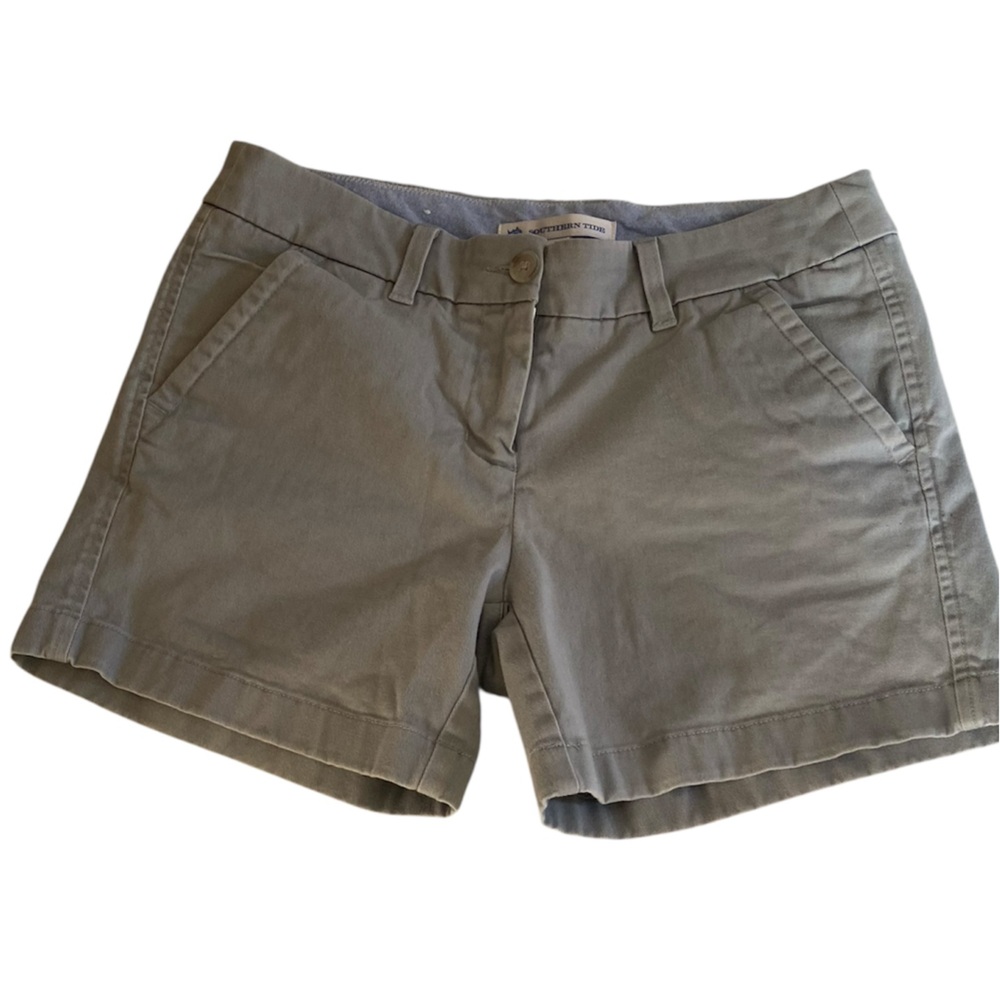 Southern Tide Casual Women's light gray Chino Shorts